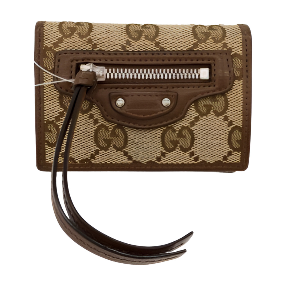 6252 - Gucci X Balenciaga The Hacker Project Neo Classic Wallet Brown Full Set